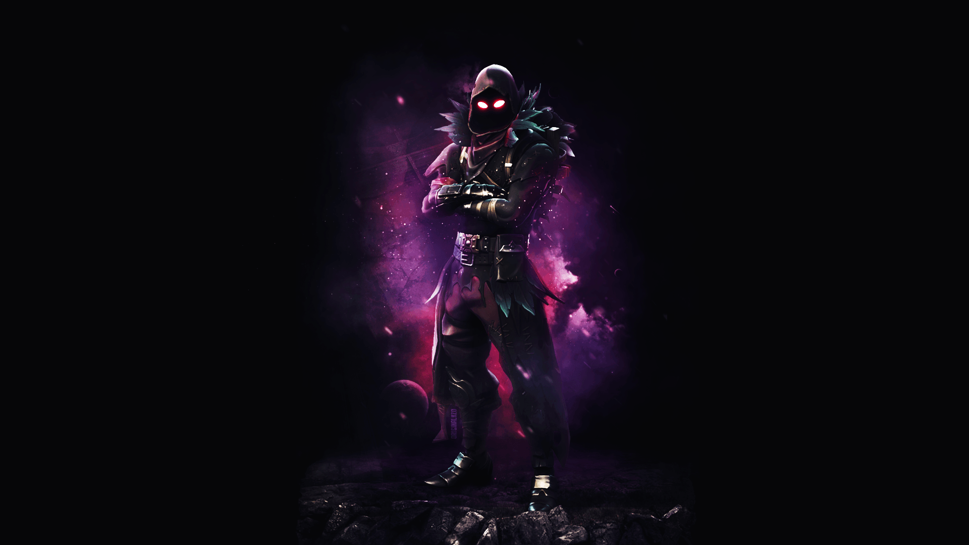 Raven Fortnite personaggio viola, 1920x1080 Full HD 1080p, Laptop