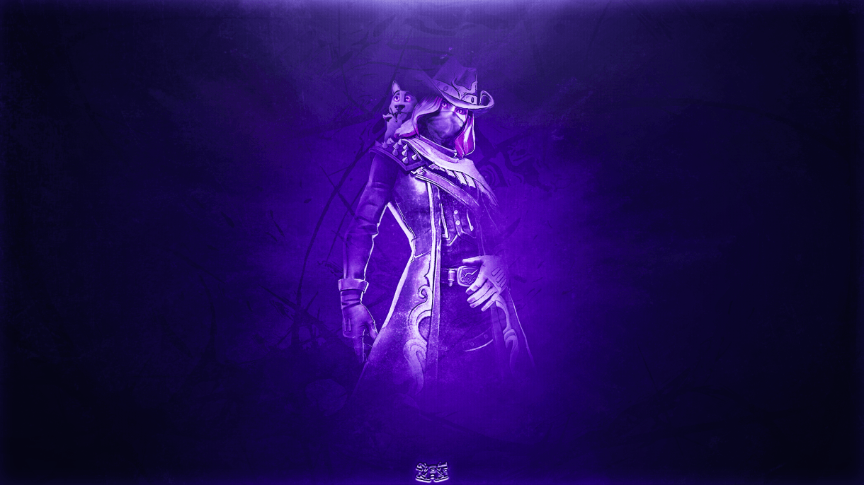 Personaggio Fortnite viola scuro, 1220x686 HD, Desktop