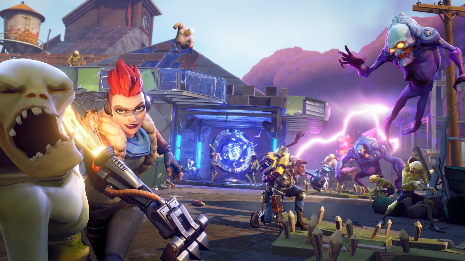 Personaggi Fortnite scena battaglia, 1920x1080 1080p, PC Desktop