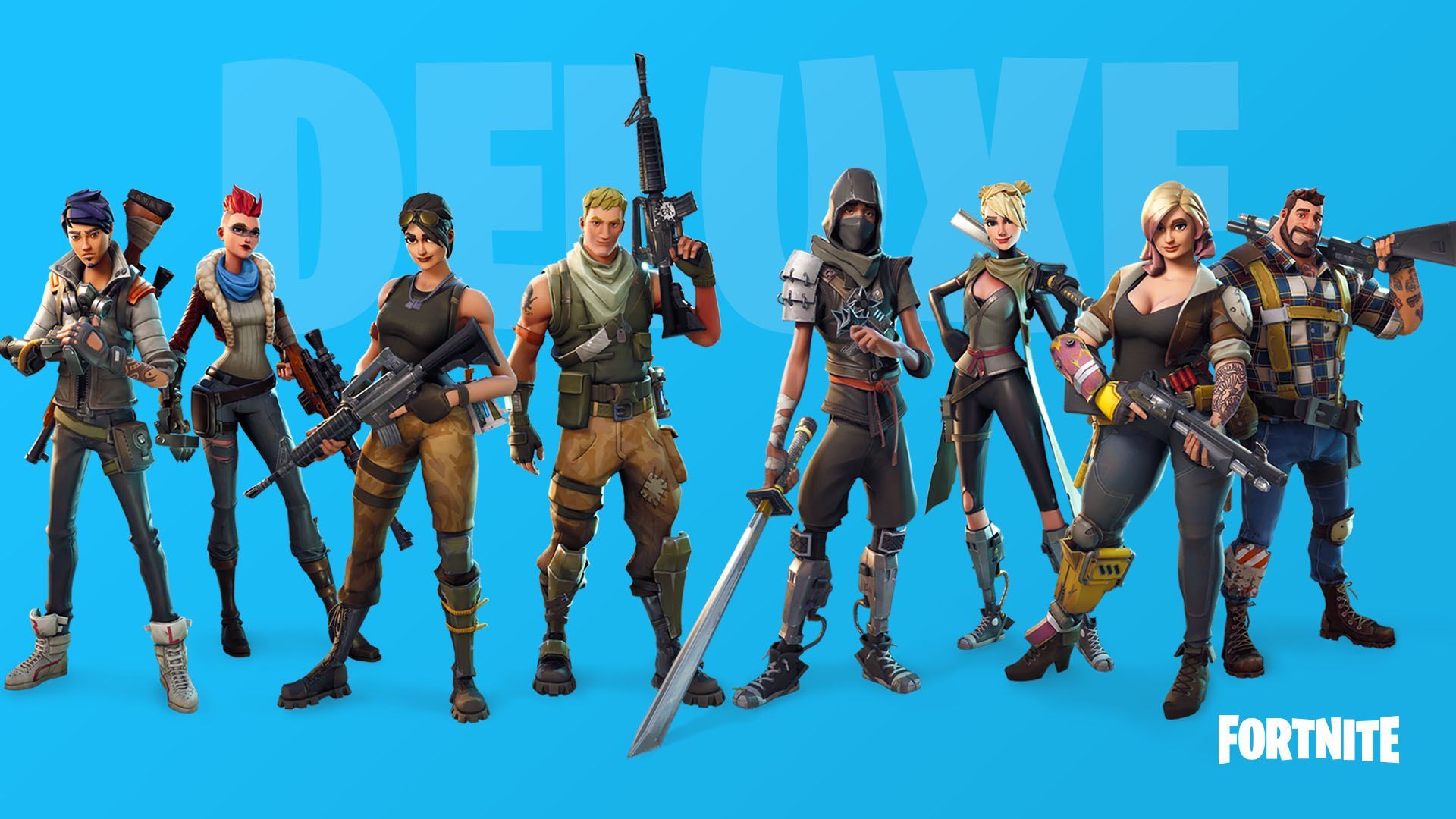 Skin predefinite Fortnite personaggi, Epic Games, 1920x1080 Full HD, Laptop