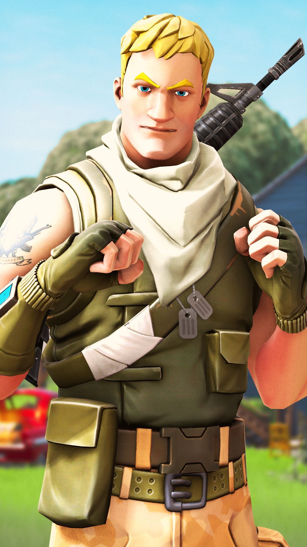 Personaggio Default Fortnite, 1080x1920 Full HD Verticale, Samsung Galaxy