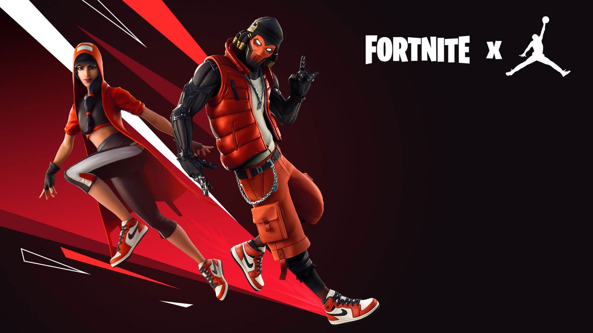 Fortnite x Jordan skin arancione, 1920x1080 Full HD 1080p, Desktop