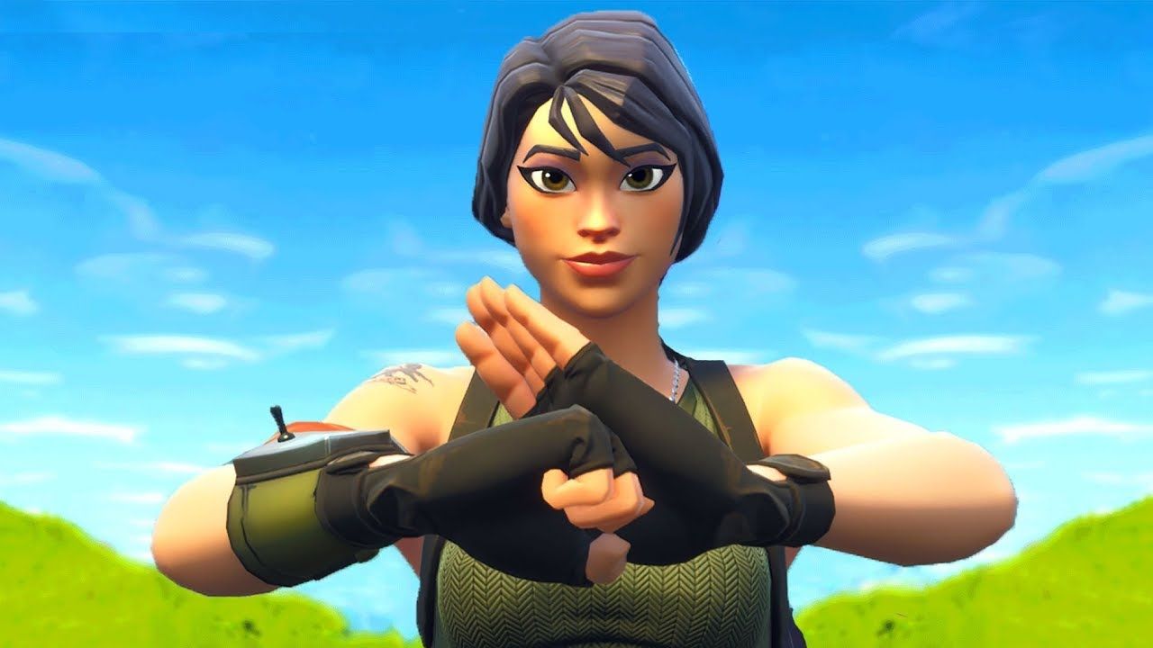 Skin Default Fortnite personaggio femminile, 1280x720 720p, PC