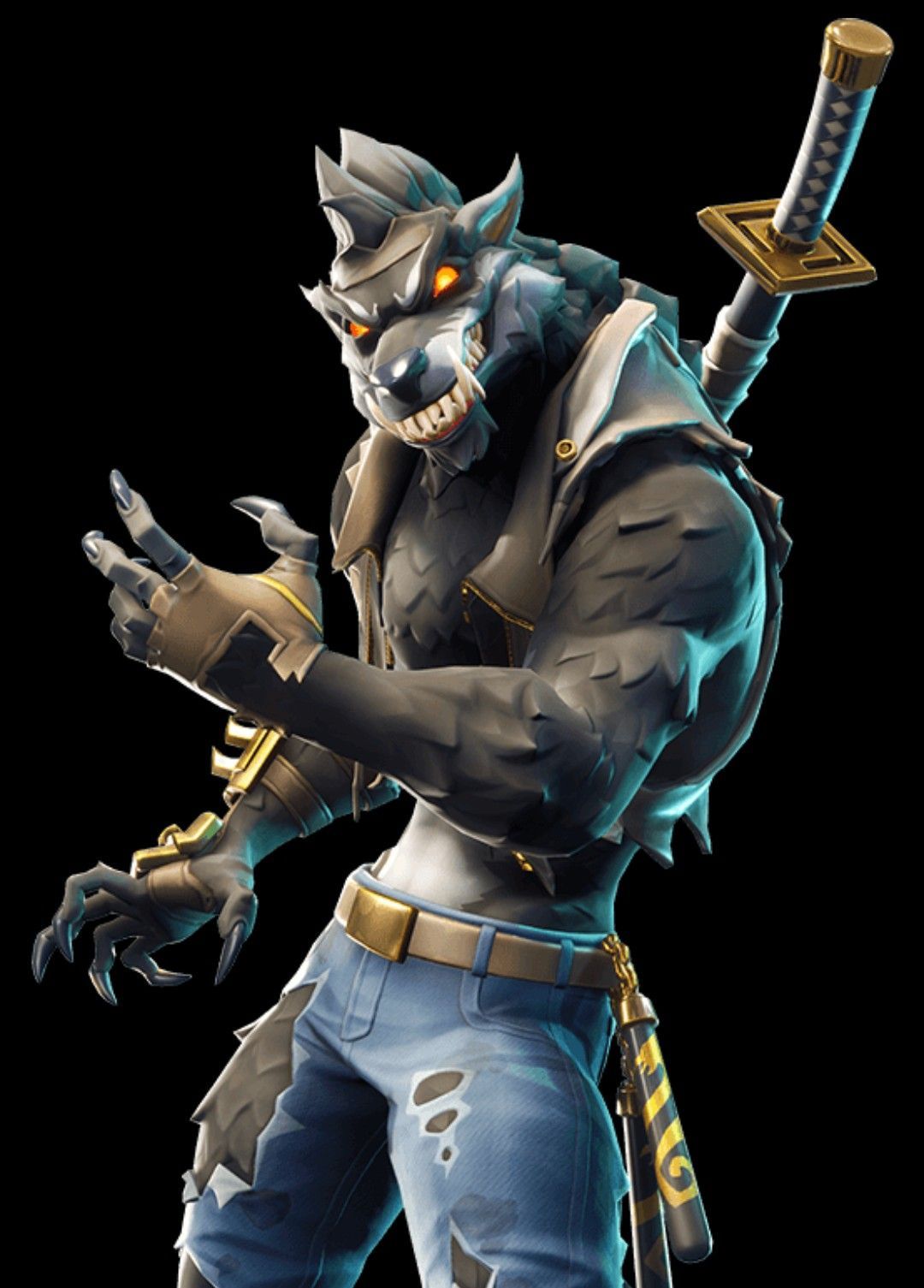 Skin lupo mannaro Fortnite, 1080x1505 Full HD Verticale, Smartphone