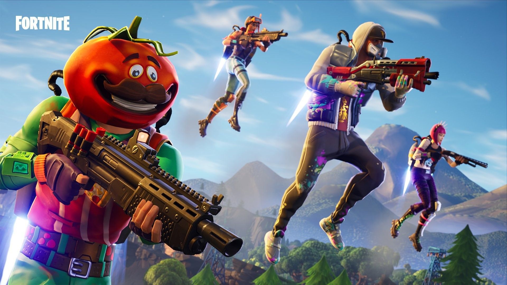 Drift Fortnite con fucile, 1920x1080 Full HD 1080p, Desktop