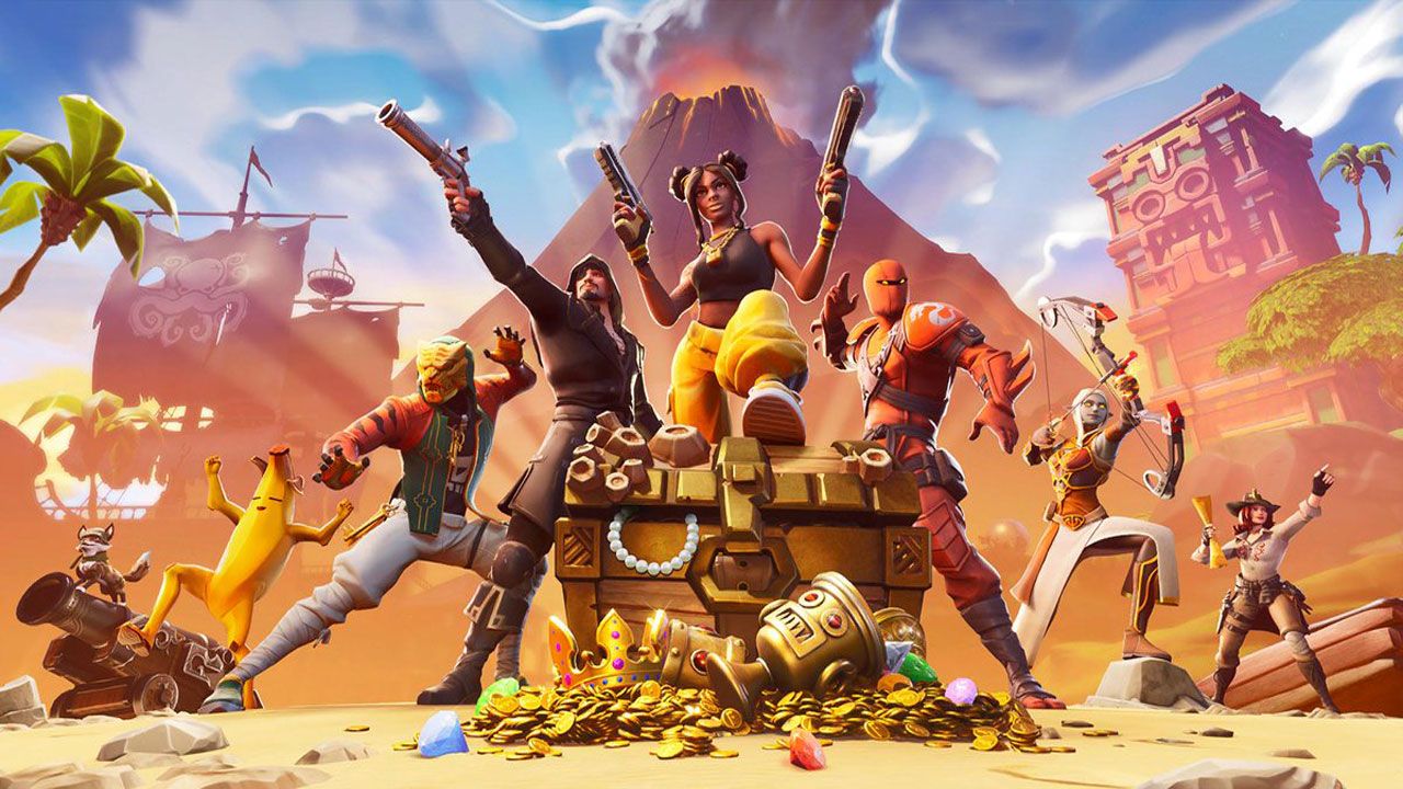 Personaggi Fortnite con armi, 1920x1080 1080p, PC Desktop
