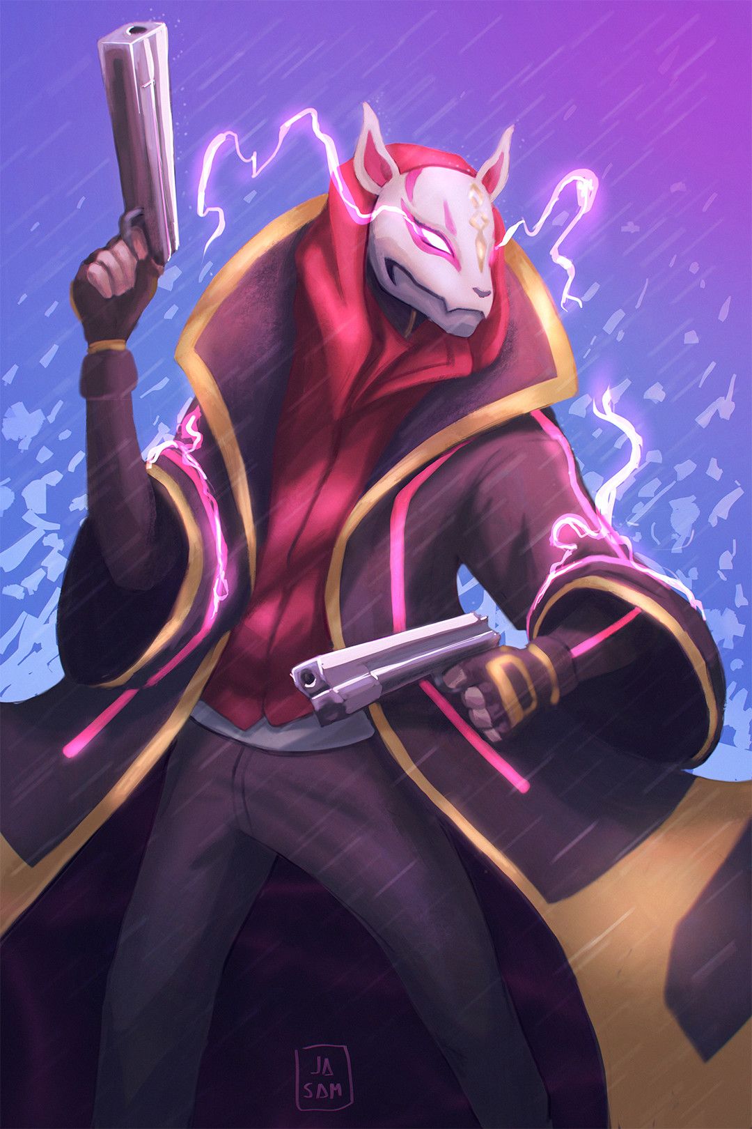 Drift Fortnite mostro oscuro, 1220x686 HD, iMac