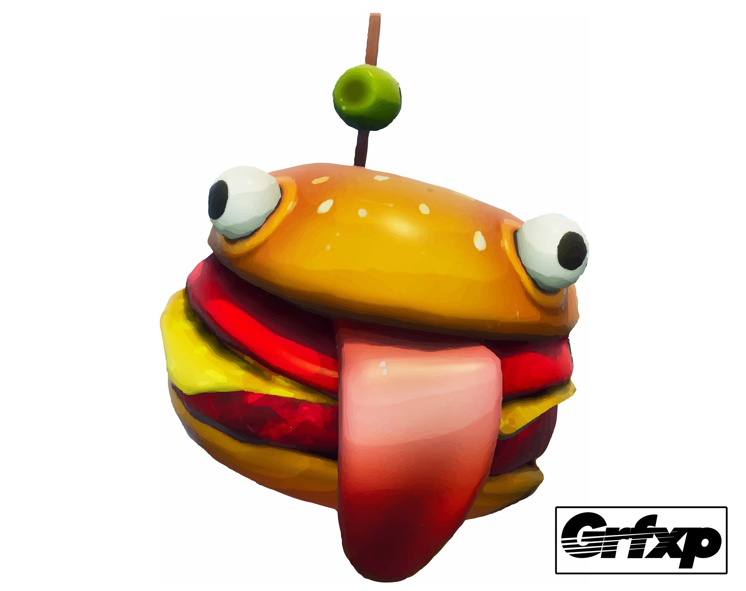 Durr Burger Fortnite skin, 1280x720 720p, PC