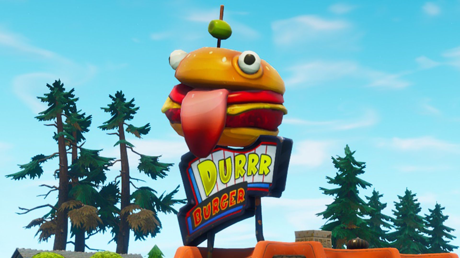 Durr Burger Fortnite insegna, 1920x1080 Full HD 1080p, PC Desktop