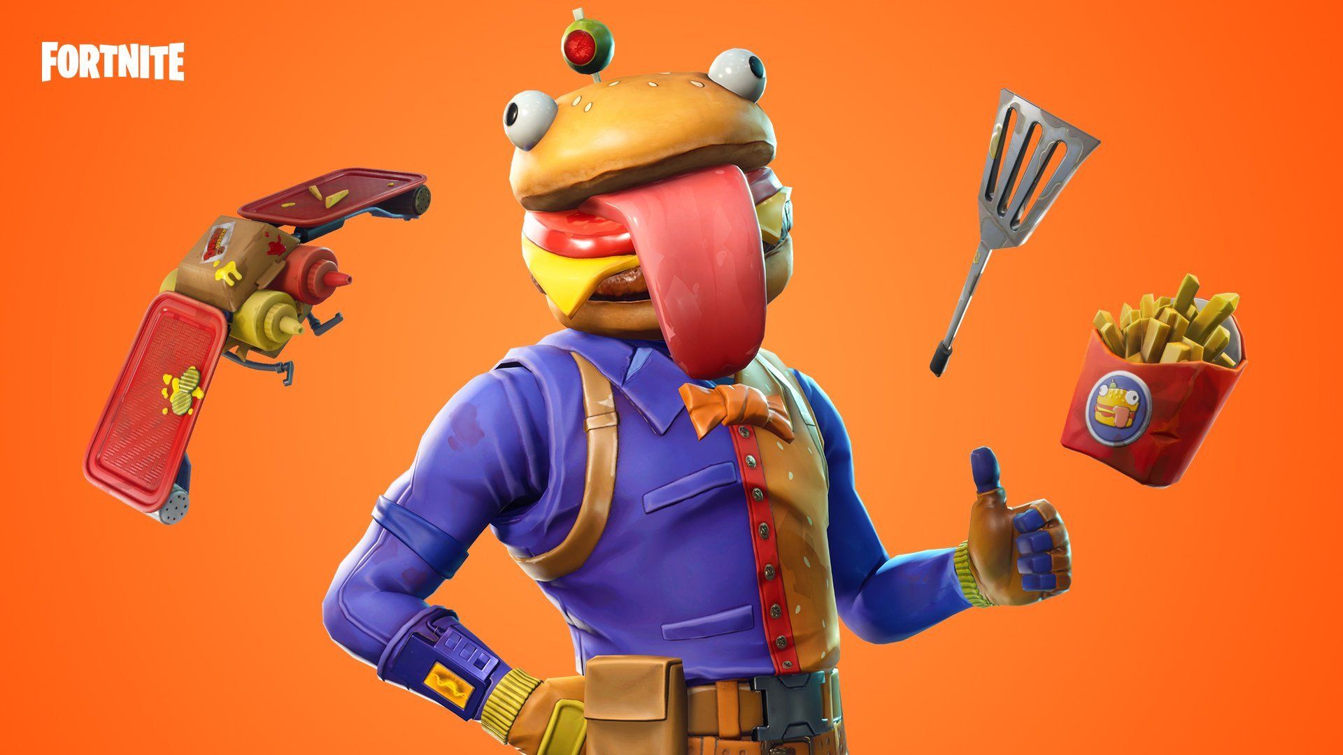 Beef Boss Durr Burger Fortnite, battle royale, 1920x1080 Full HD 1080p, Desktop