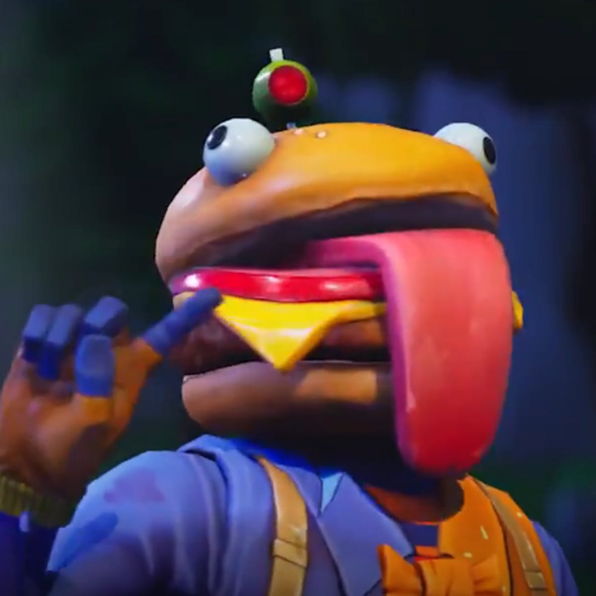 Durr Burger Fortnite personaggio, 1200x1200 HD, Laptop