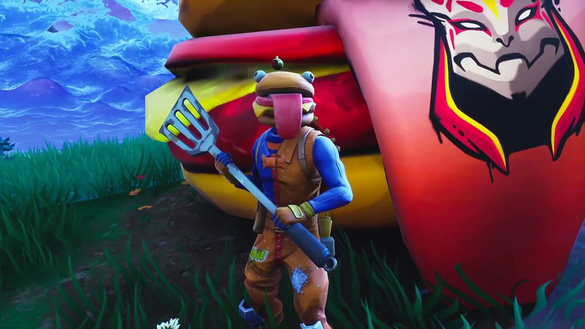 Durr Burger Fortnite personaggio, 1600x900 HD Ready, PC