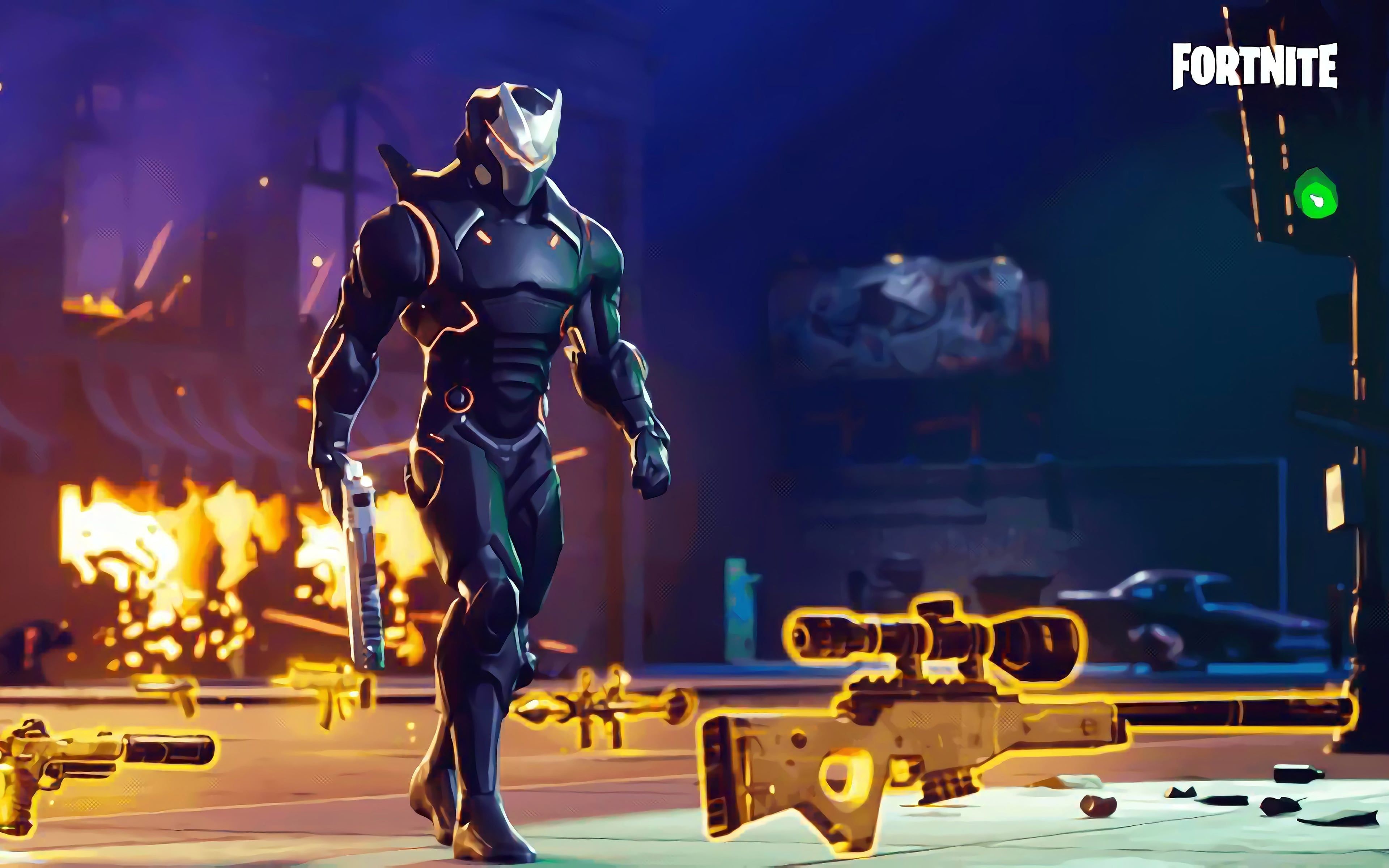Omega Fortnite personaggio armi, 3840x2400 4K, Desktop 4K