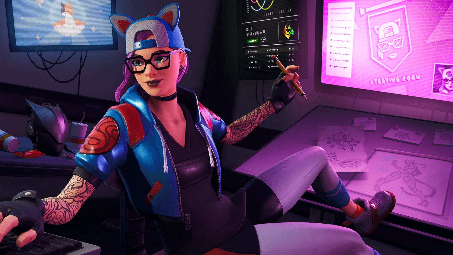 Lynx Fortnite personaggio, 1920x1080 Full HD 1080p, PC