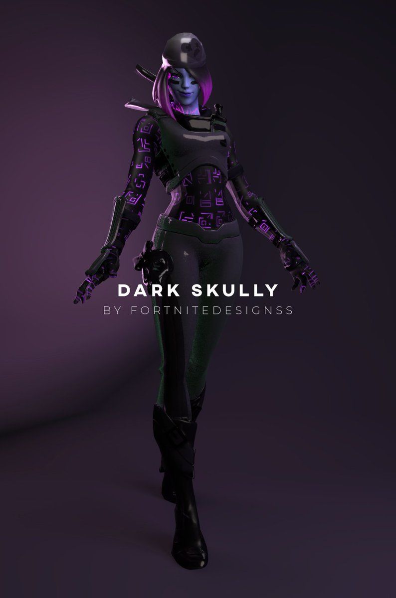 Personaggio Dark Skully Fortnite, 794x1200 Verticale, Mobile