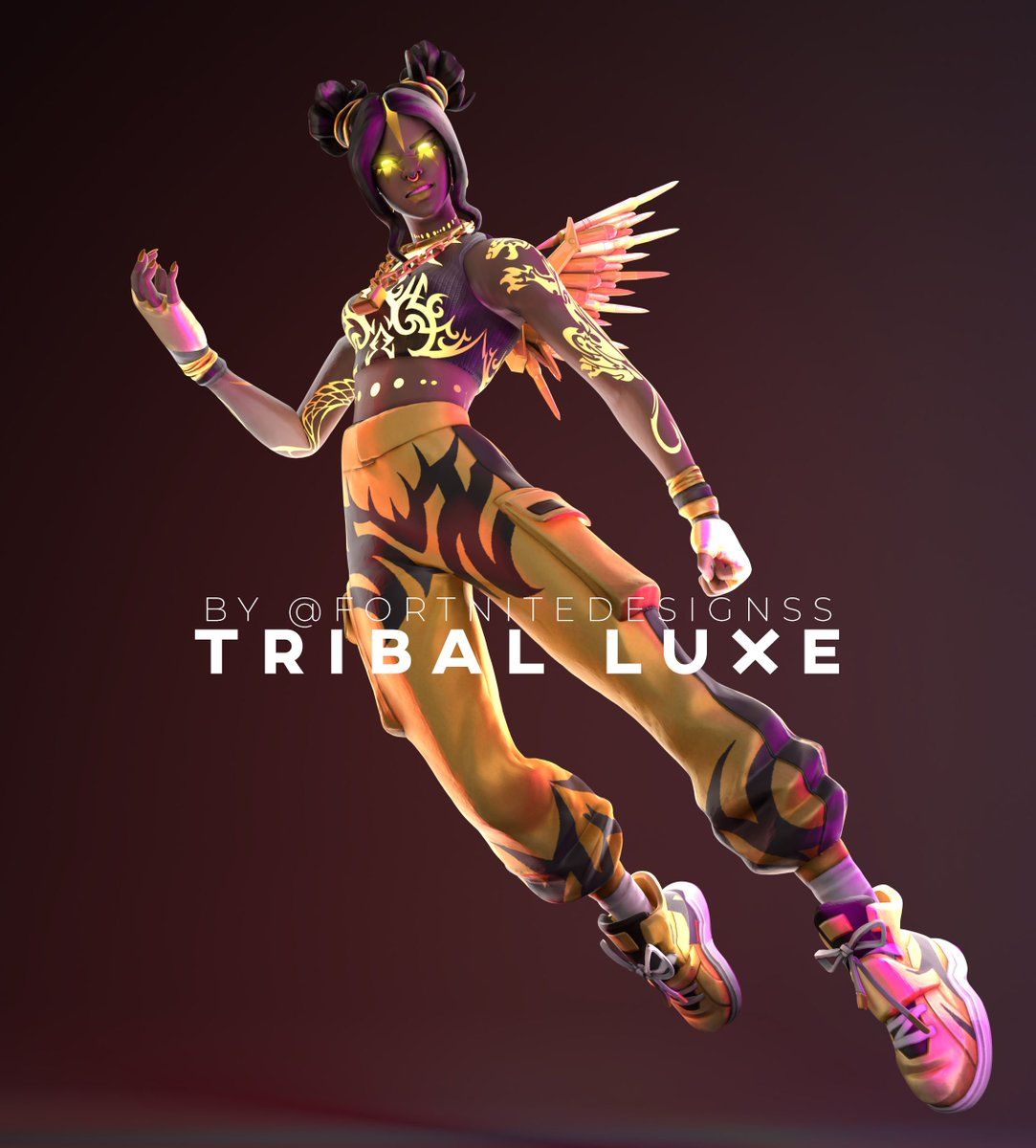 Personaggio Fortnite Tribal Luxe, 1083x1200 Full HD Verticale, Smartphone