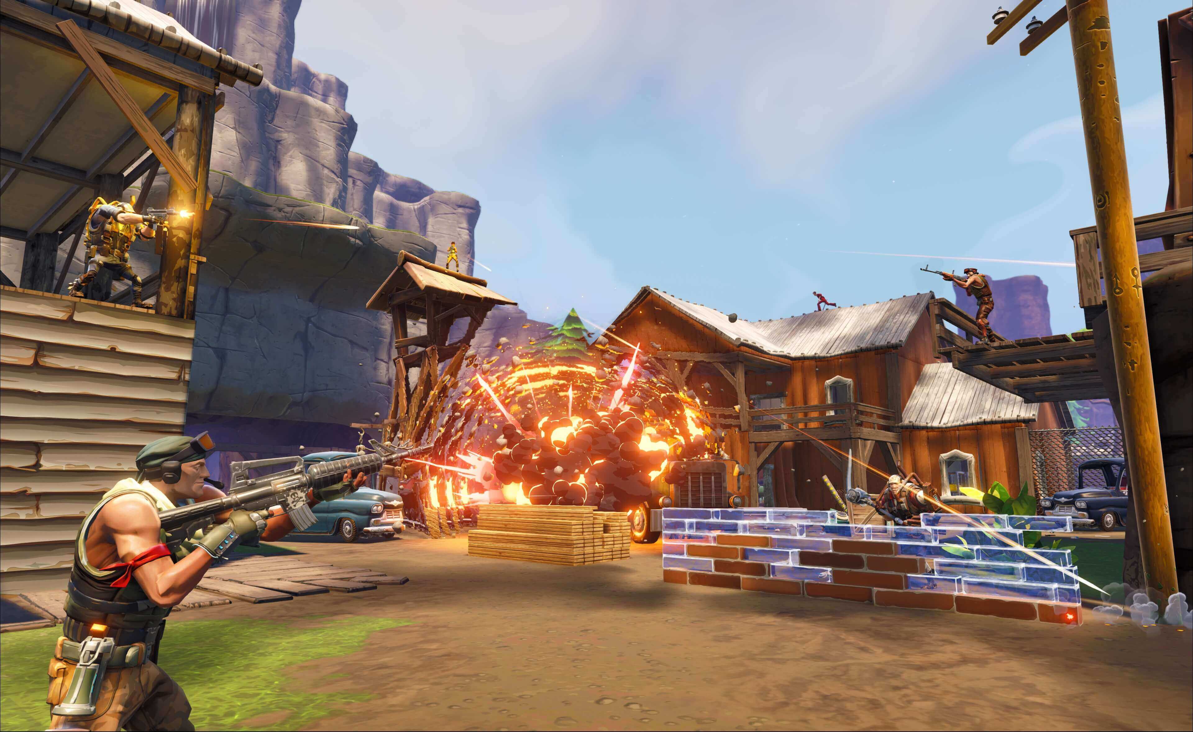 Personaggio Fortnite in campo, 1920x1080 Full HD, Laptop