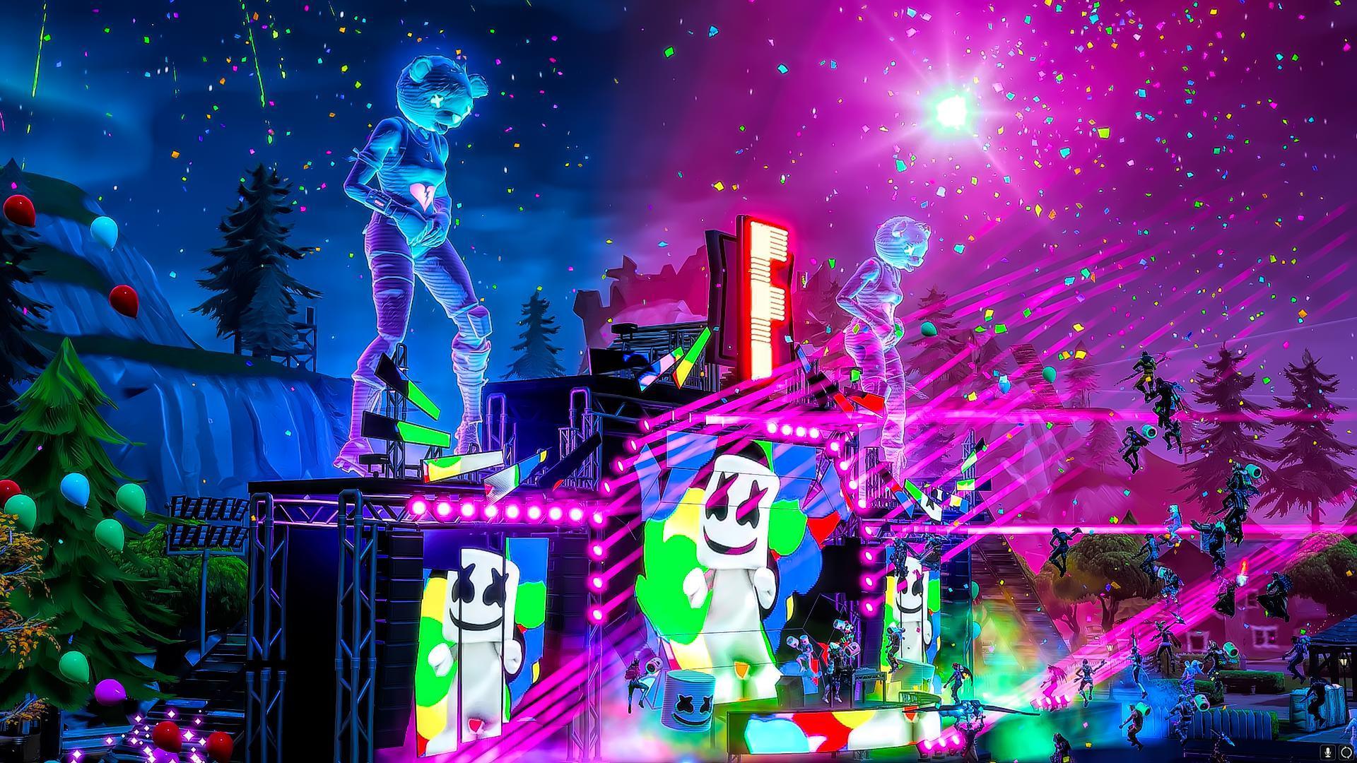 Marshmello concerto Fortnite, 1920x1080 Full HD 1080p, Laptop