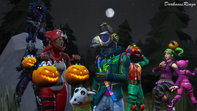 Personaggi Fortnite Halloween zucche, 3840x2160 Ultra HD, 4K TV