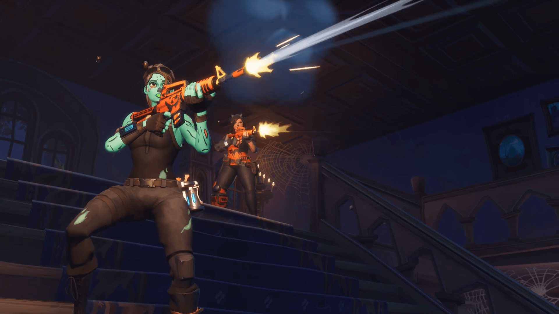 Personaggi zombie Fortnite armati, 1920x1080 Full HD, Desktop