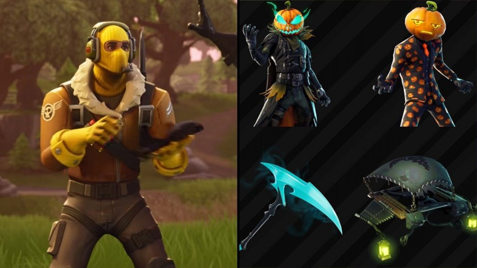 Fortnite skin zucca Halloween, 1600x900 900p, Desktop