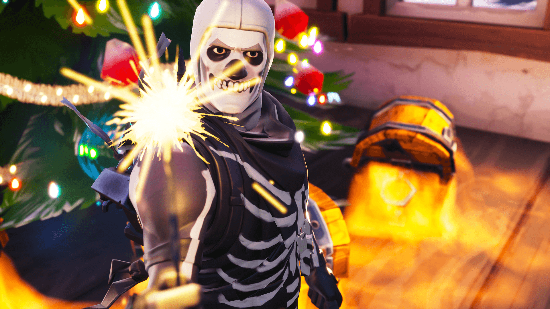 Skull Trooper Fortnite personaggio scheletro, 1920x1080 Full HD 1080p, PC Desktop