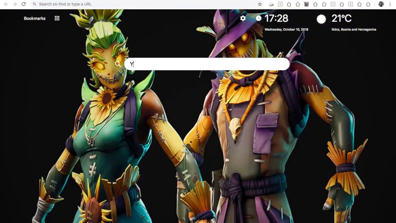 Fortnite skin Halloween mostri, 1280x720 HD, PC Desktop