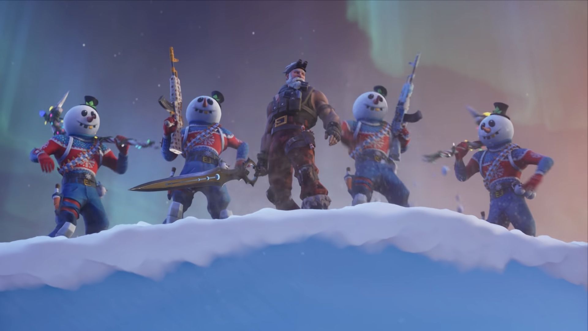 Sgt Winter Fortnite pupazzi neve, 1600x900 HD Ready, Desktop