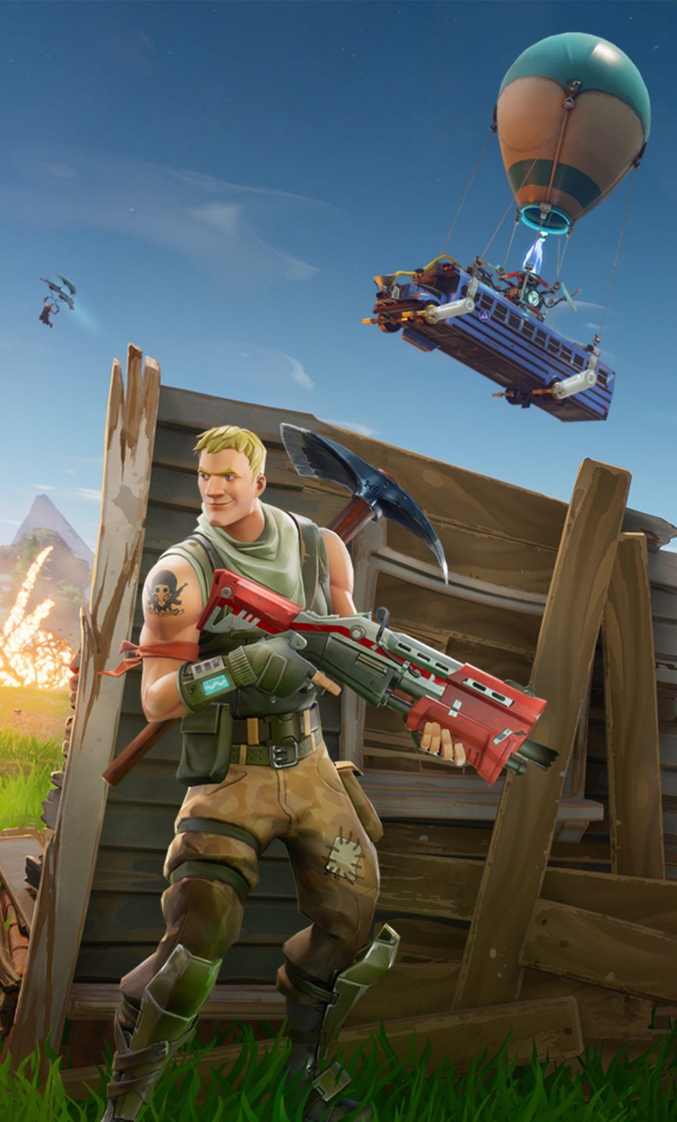 Personaggi Fortnite tema natalizio, 1440x2960 Full HD Verticale, iPhone