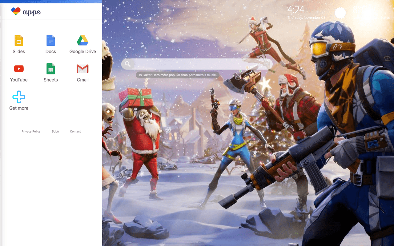 Personaggio Fortnite skin invernale, 3840x2160 4K, Desktop 4K