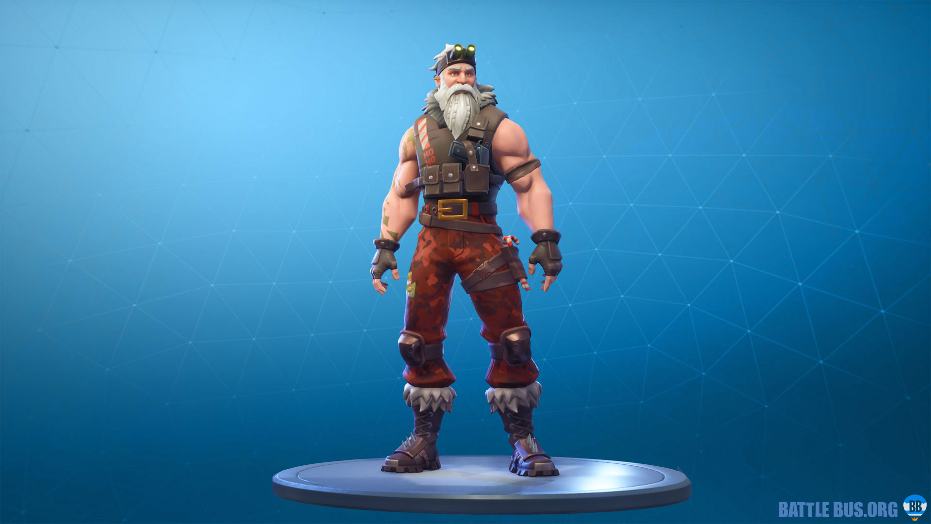 Skull Trooper Fortnite paesaggio innevato, 1280x1280 HD, Desktop