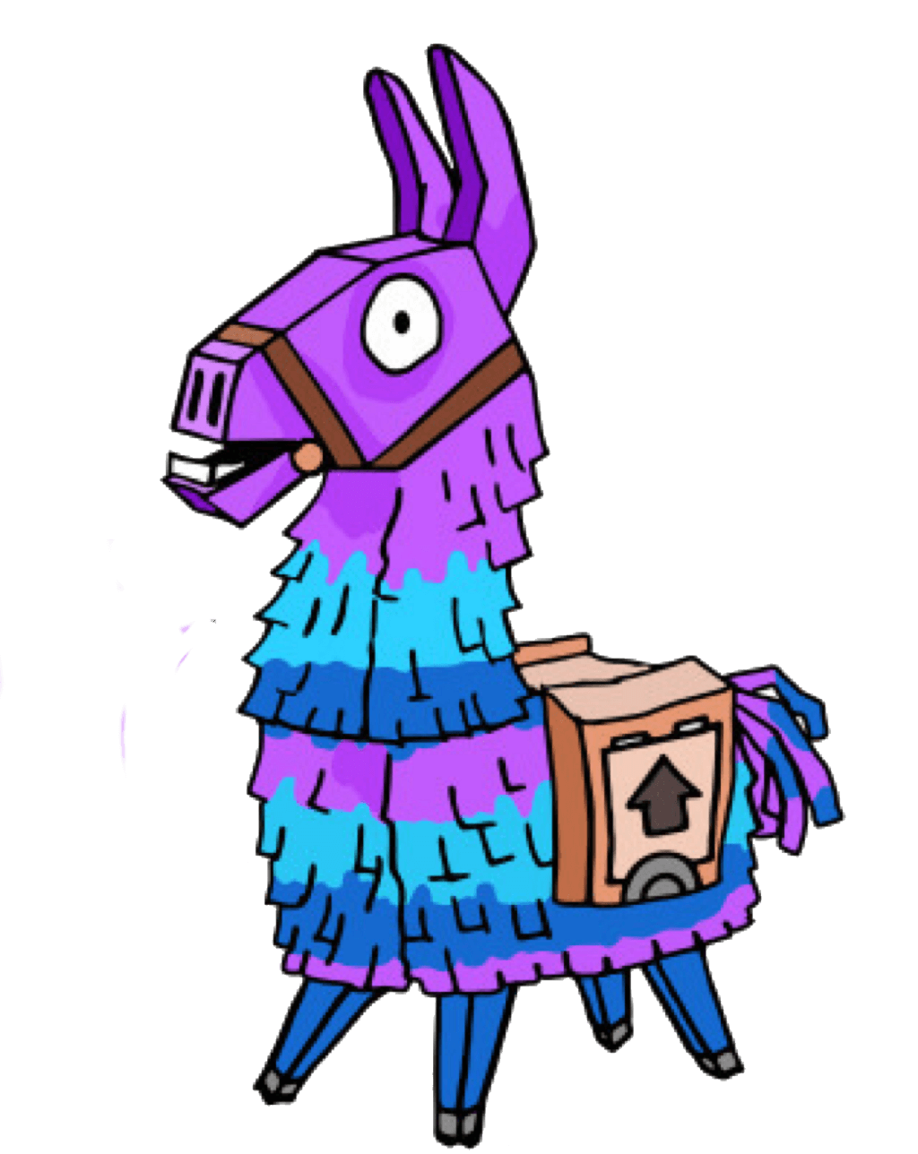 Lama e cubo Fortnite, 1920x1080 Full HD 1080p, PC
