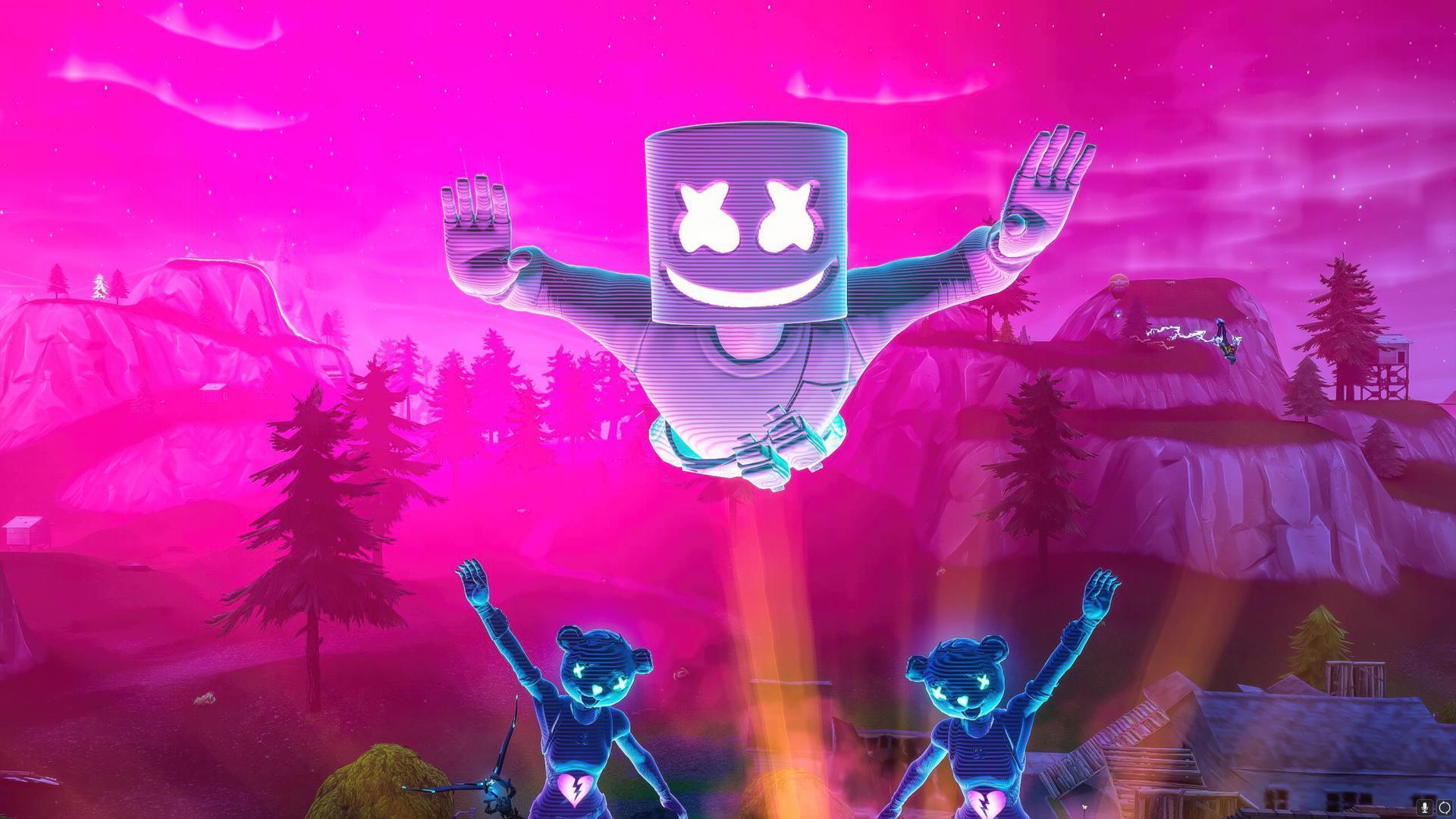 Lama Fortnite blu stilizzata, 1920x1080 Full HD 1080p, PC Desktop