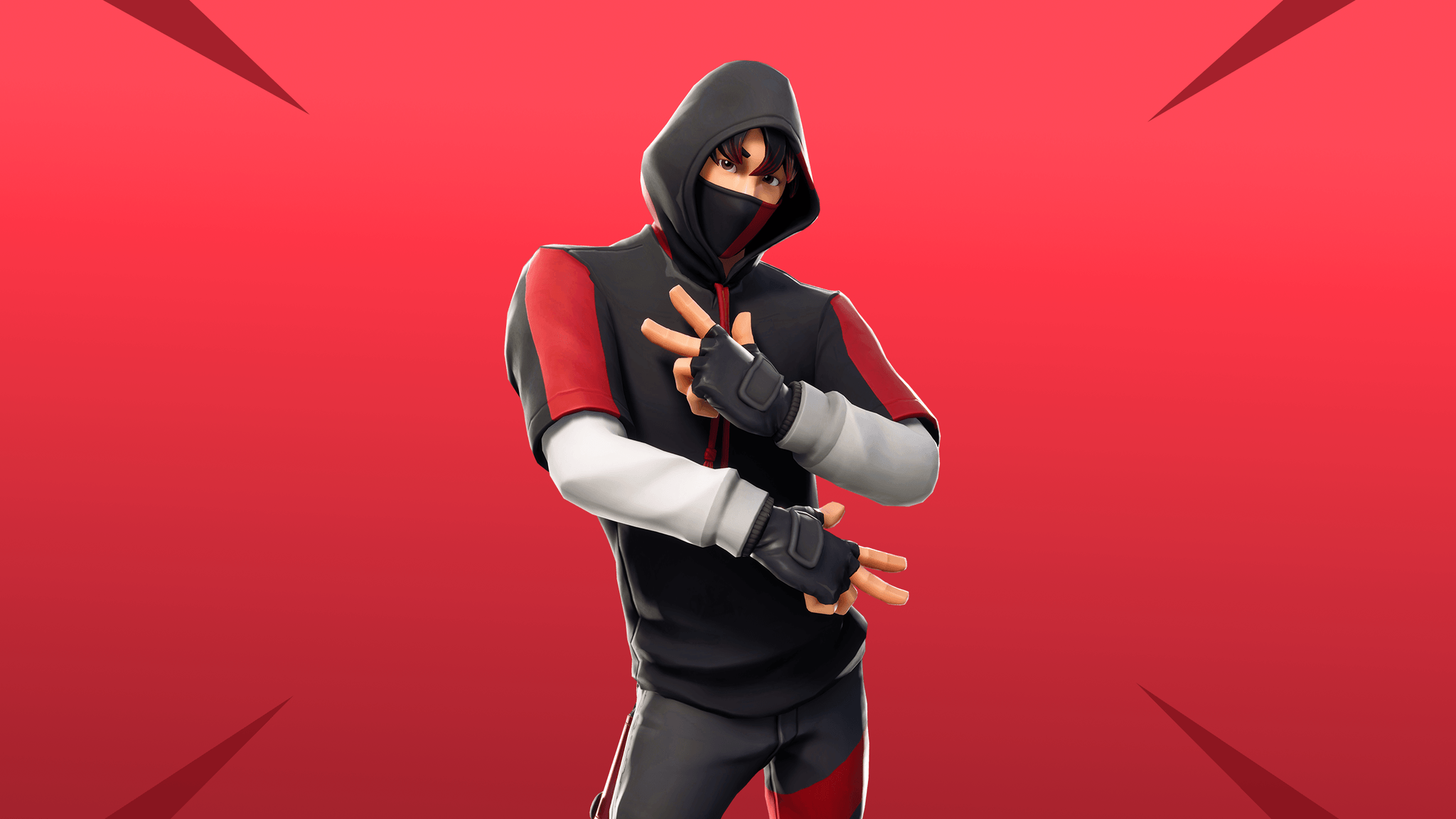 Personaggio Fortnite con cappuccio, 2048x1152 alta risoluzione, Desktop