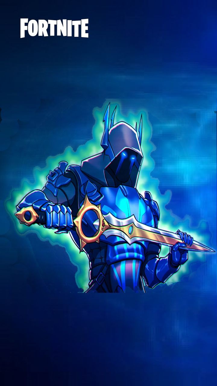 Personaggio Fortnite armatura blu, 720x1280 Full HD Verticale, Smartphone