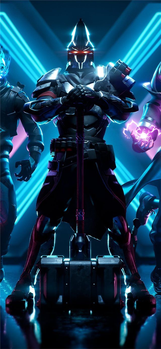Personaggio robotico Fortnite, 640x1385 Full HD Verticale, iPhone Air