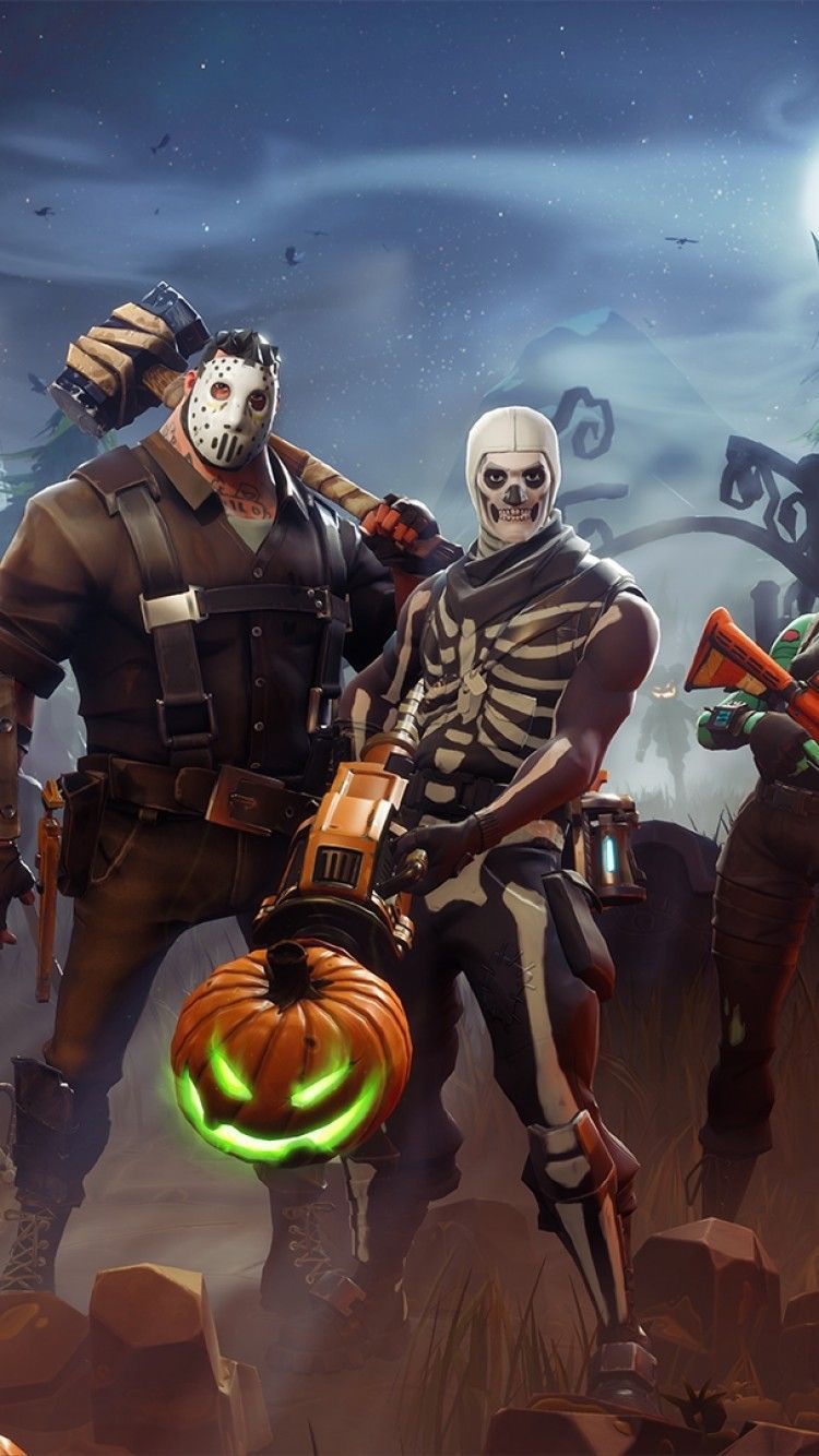 Personaggi Fortnite Halloween teschio, 750x1334 Full HD Verticale, iPhone Pro