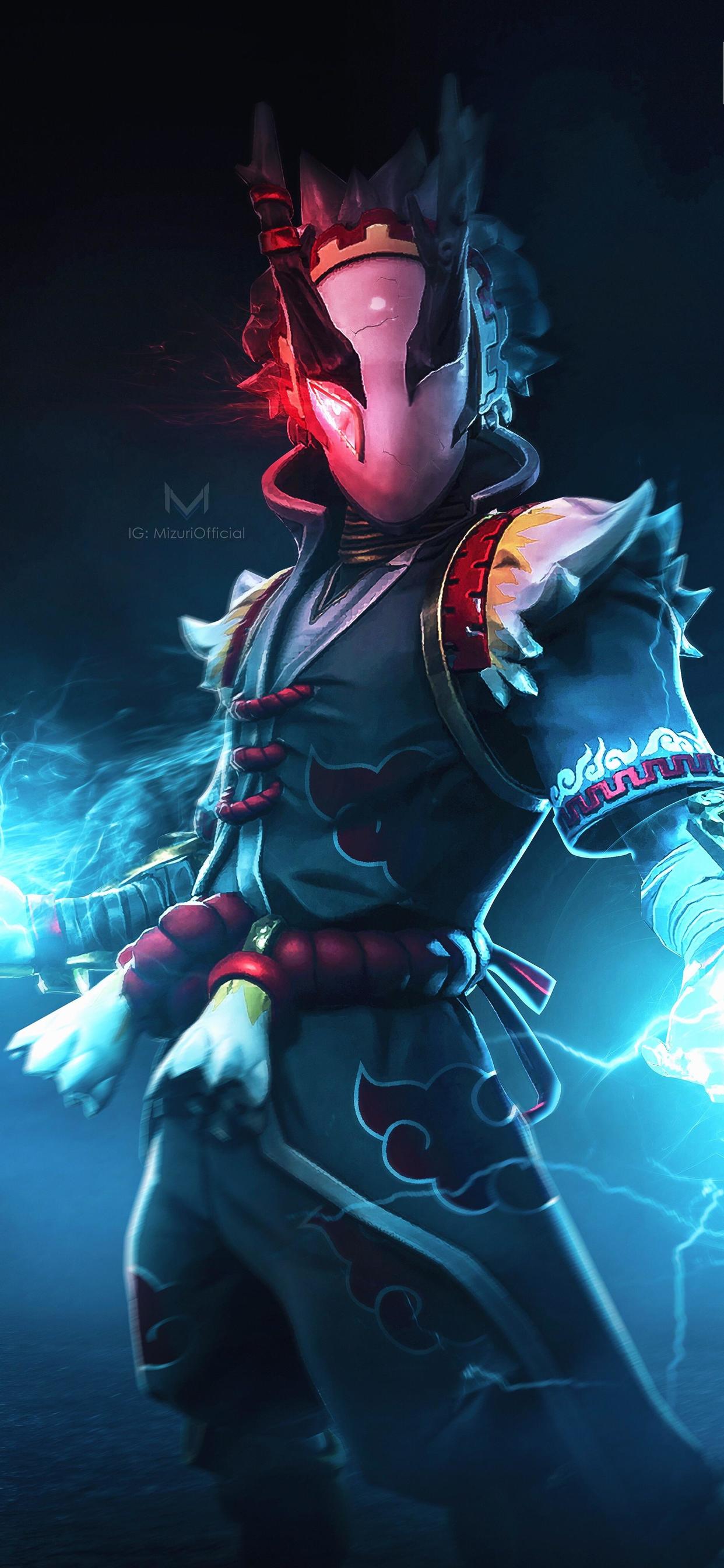 Personaggio Fortnite maschera rossa, 1242x2688 Verticale, iPhone Plus