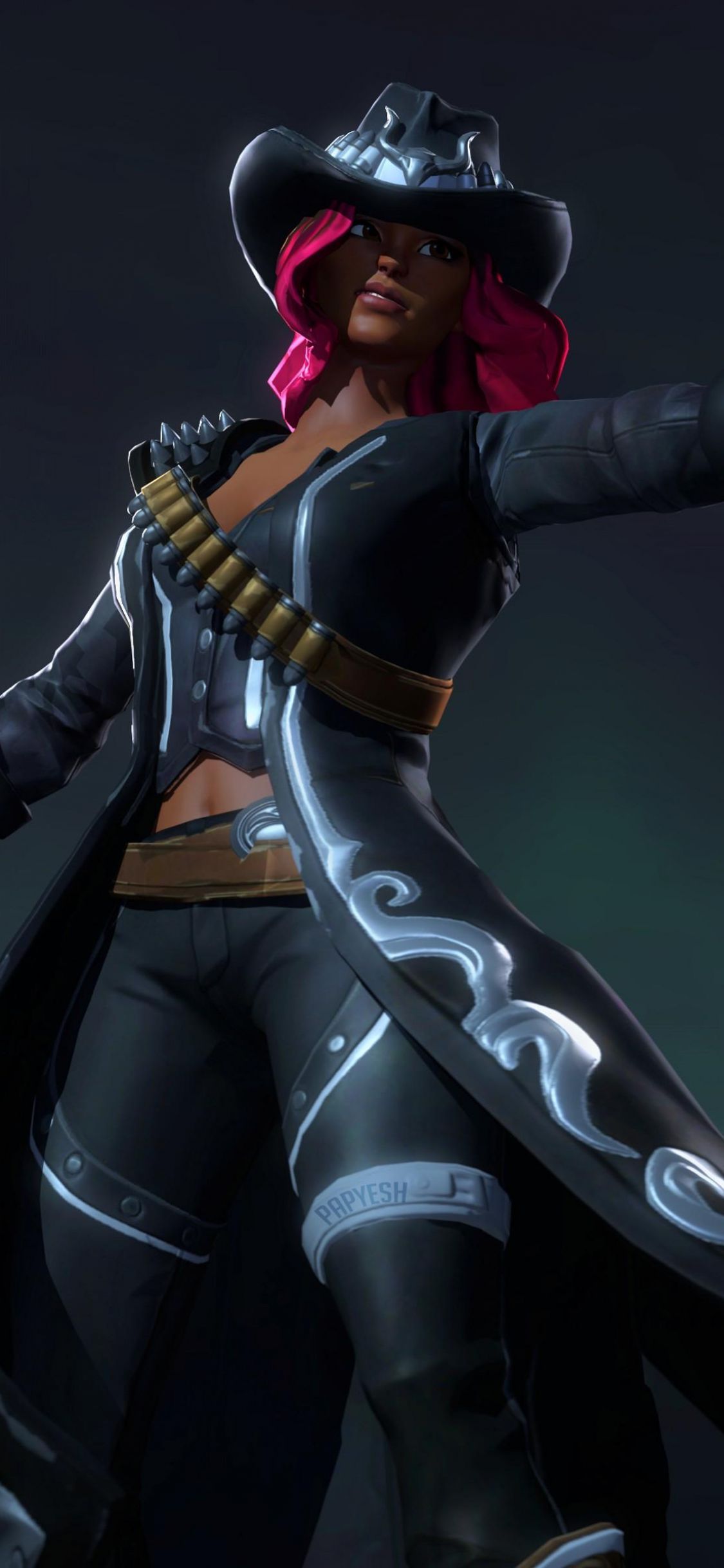 Calamity Fortnite personaggio femminile, 1125x2436 Verticale, iPhone Pro Max