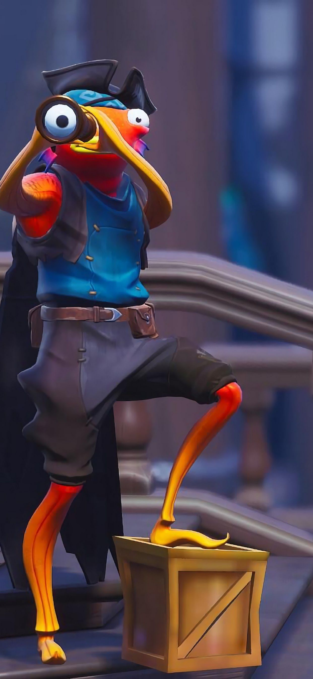 Fortnite Fishstick personaggio, 1242x2688 Verticale, iPhone Air