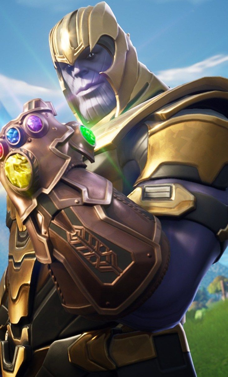 Thanos Fortnite guanto infinito, 732x1212 Full HD Verticale, iPhone Pro Max