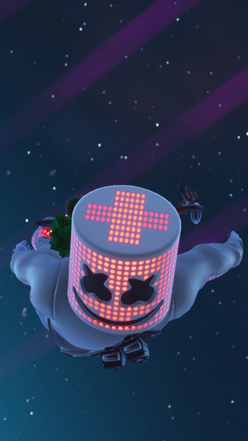 Marshmello in aria Fortnite, 950x1689 Full HD Verticale, Smartphone