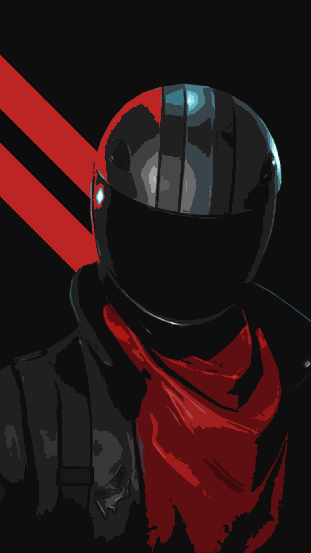 Personaggio Fortnite Burnout casco, 1080x1920 Verticale, Telefono