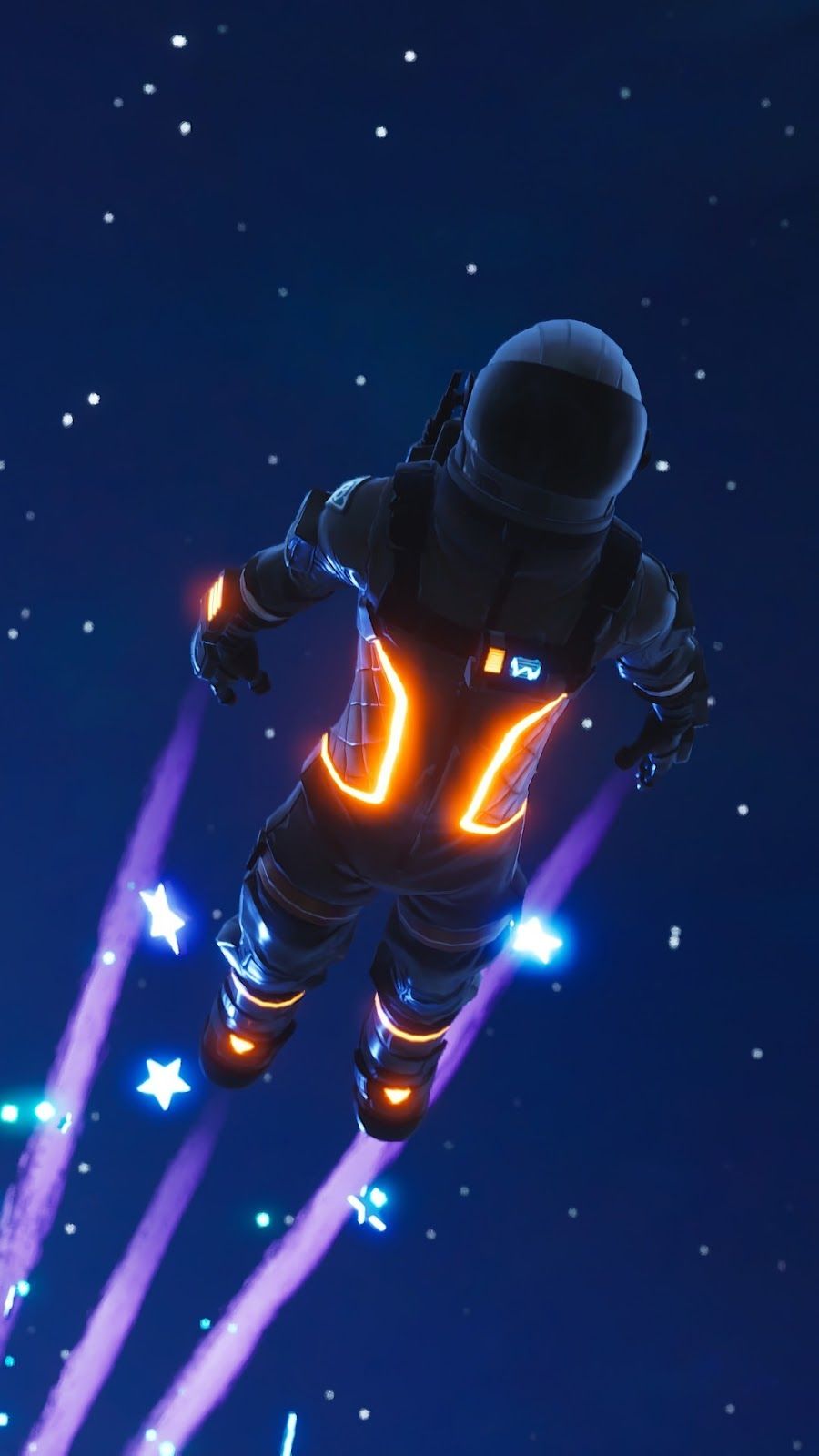 Personaggio Fortnite con jetpack, 900x1600 Full HD Verticale, iPhone