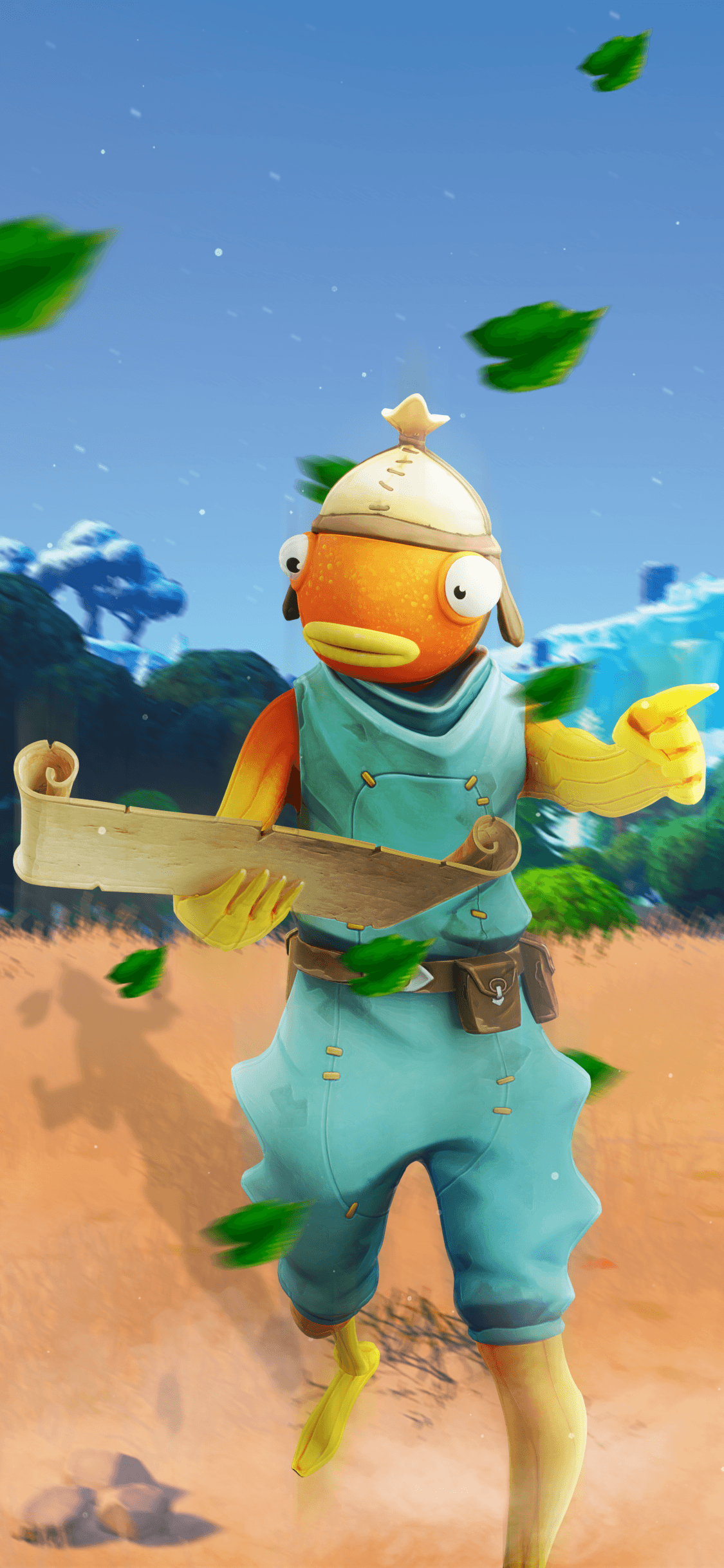 Fishstick Fortnite personaggio, 1125x2436 Full HD Verticale, Smartphone