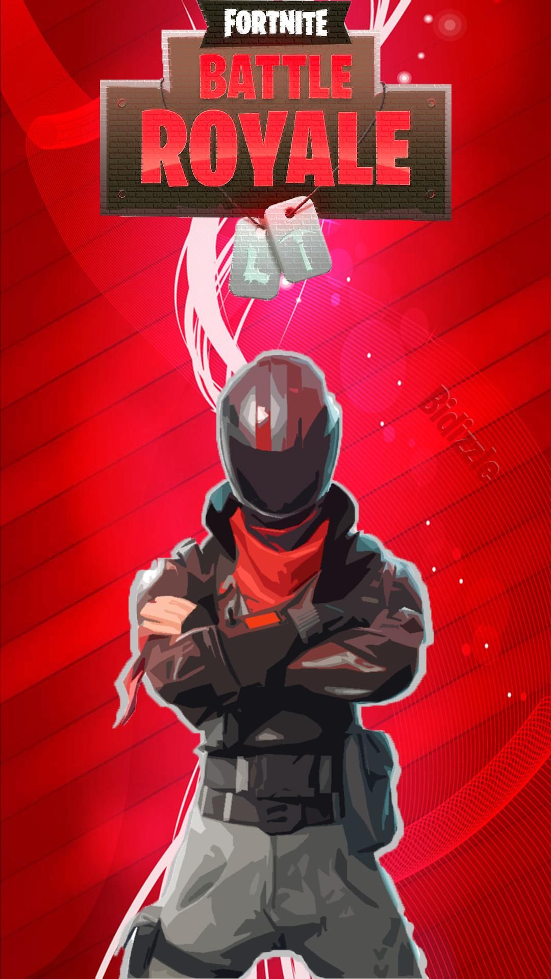 Personaggio Fortnite Battle Royale rosso, 1080x1920 Verticale, Telefono