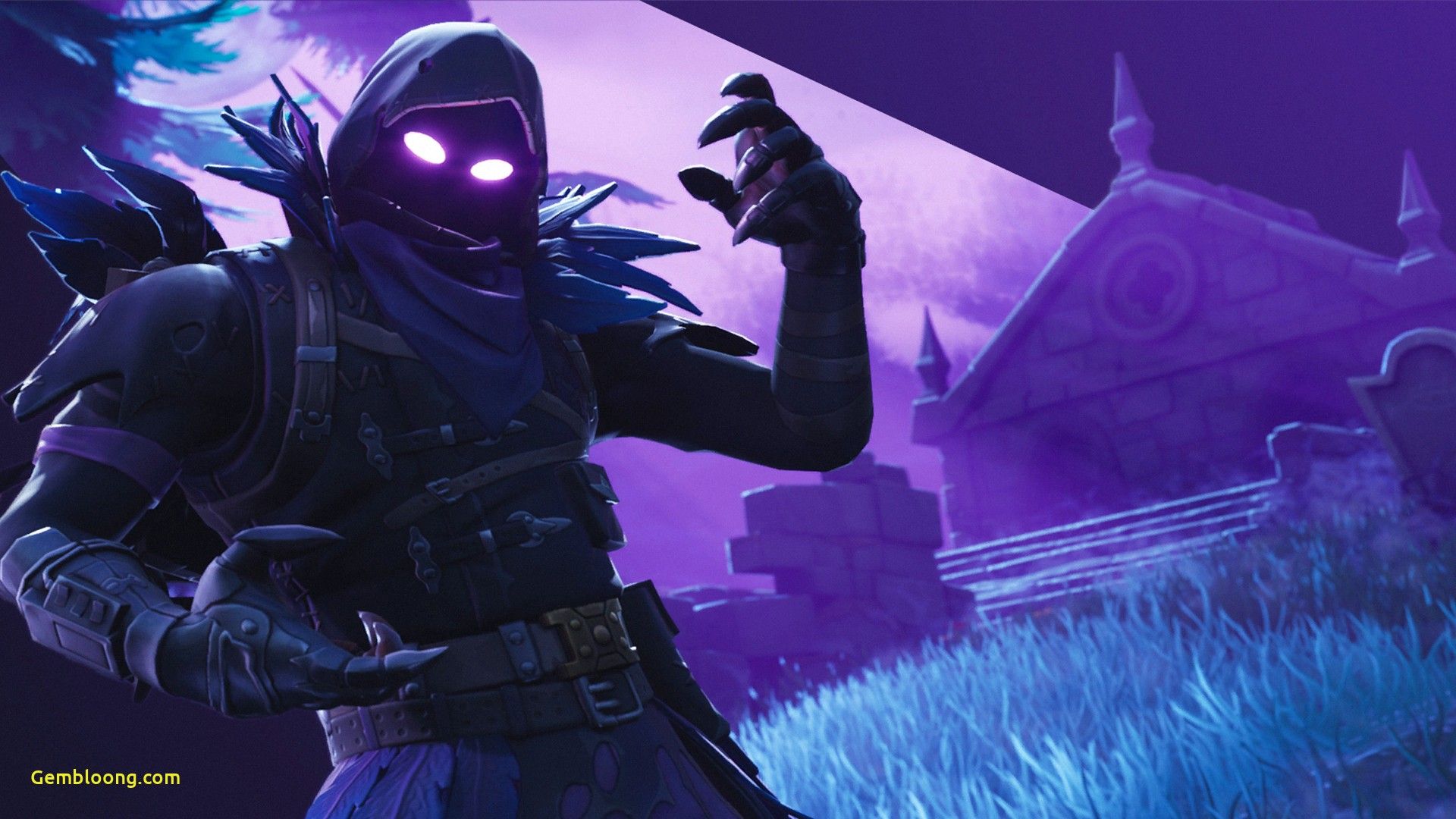 Personaggio Raven Fortnite viola, 1920x1080 Full HD 1080p, Laptop