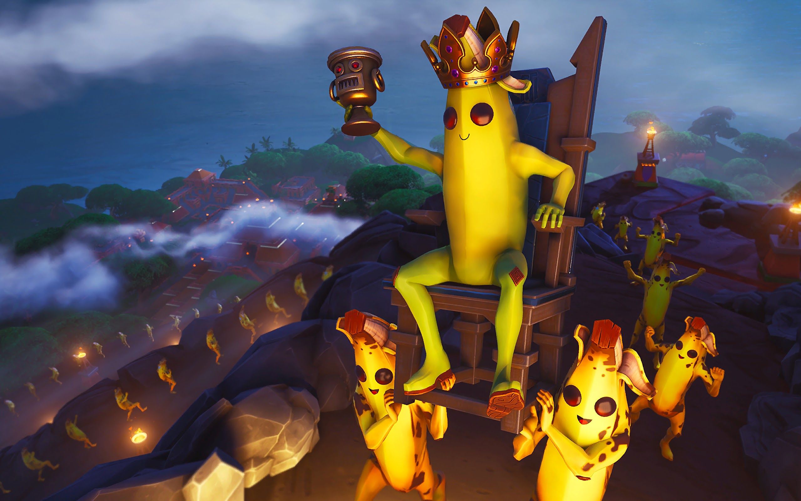 Peely Banana King Fortnite, 2560x1600 WQXGA, Laptop