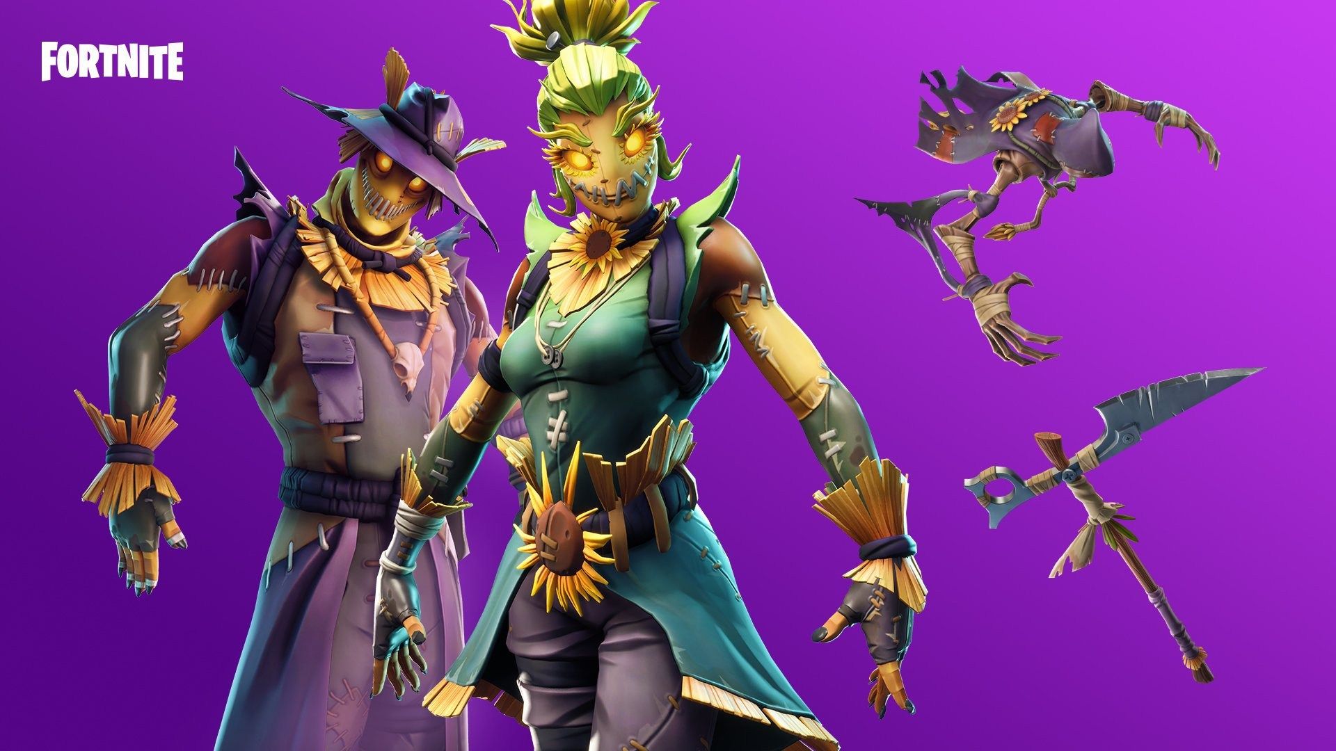 Fortnite skin Hay Man, 1920x1080 1080p, Laptop