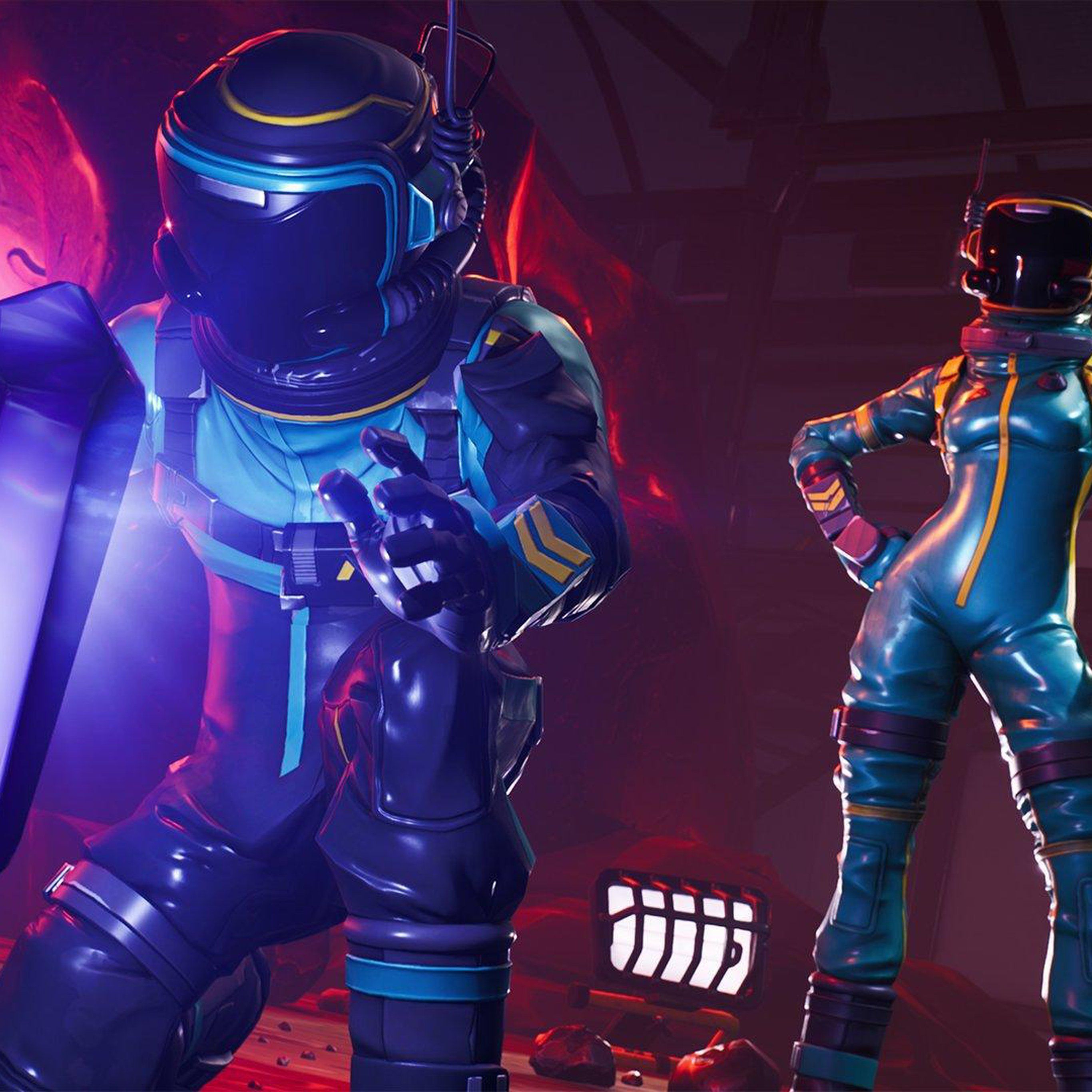 Skin astronauta Fortnite, 2732x2732 2K+, Laptop